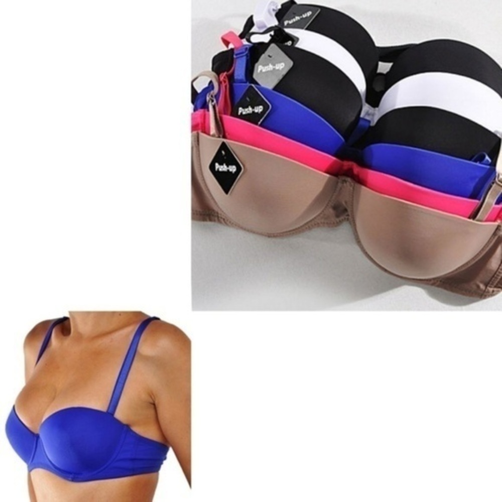 34B “Wear It 6 Ways” Demi Push Up Bra BRAND NEW